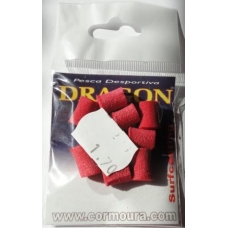Flutuadores Dragon Vermelho 8mm 